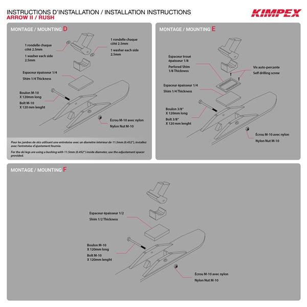 Kimpex Rush Ski (272066)