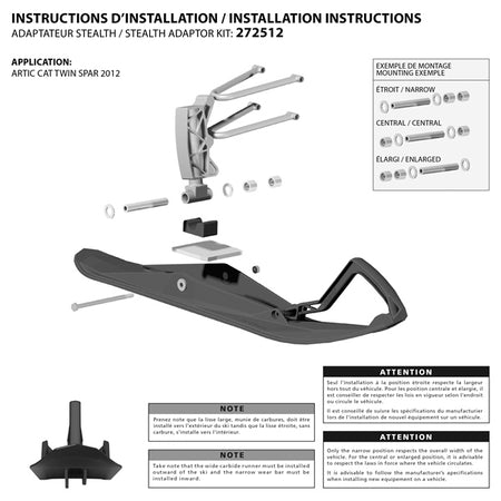 Kimpex Stealth Ski Adaptor (272512)