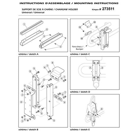Kimpex Chainsaw Bracket (273511)