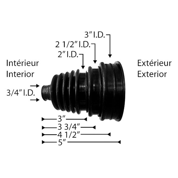 Kimpex Universal CV Boot (294199)
