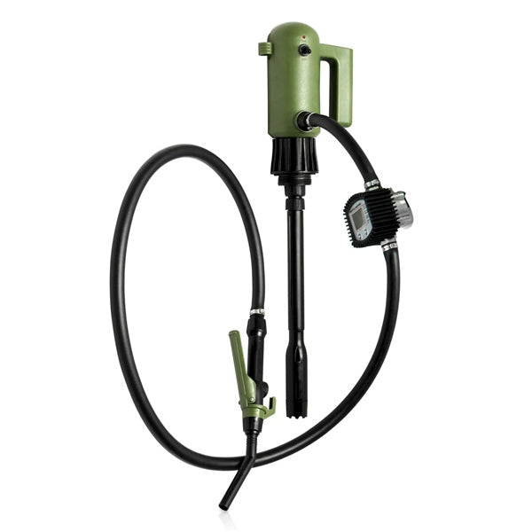 TeraPump Battery Powered Pail Pump & Oil Meter TRPAIL-M-B (302375)