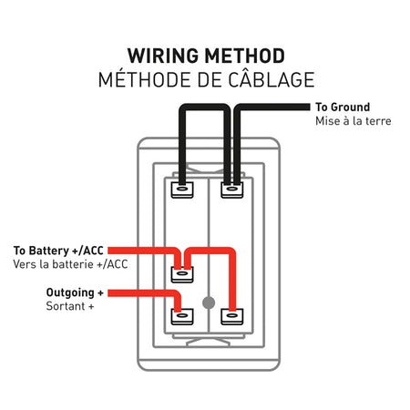 Kimpex Rocker Switch with LED light (302401)
