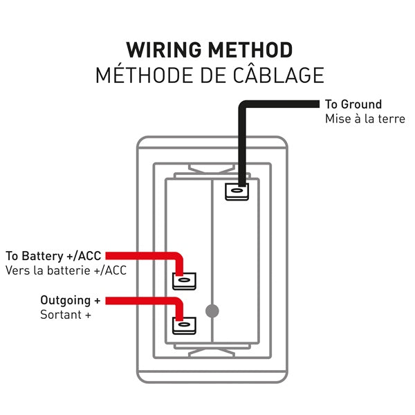 Kimpex Rocker Switch with LED light (302423)