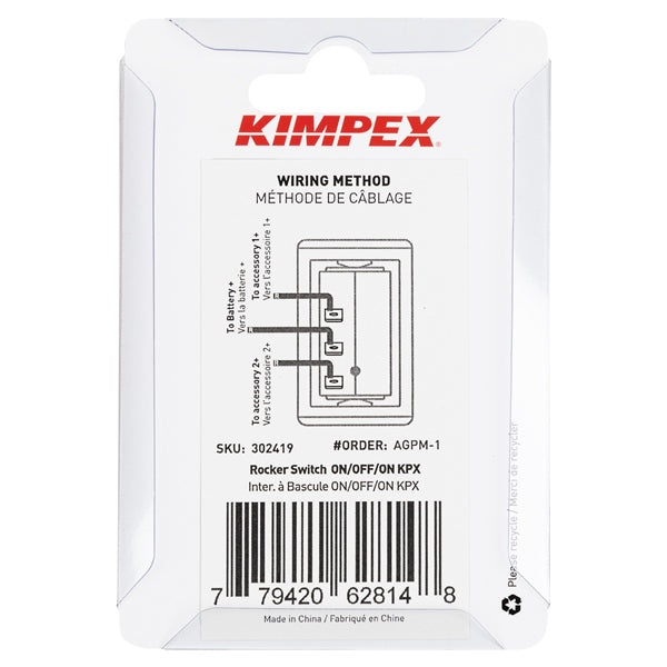 Kimpex Rocker Switch (302419)