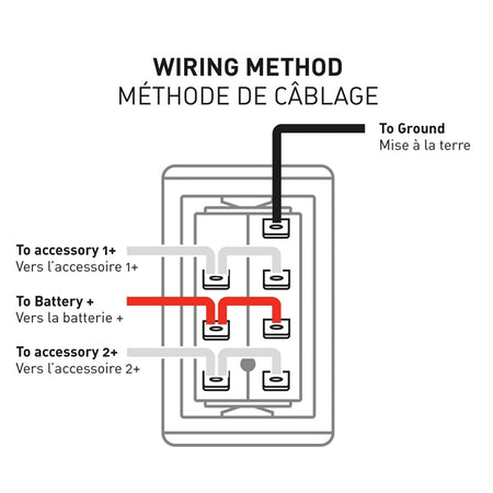 Kimpex Rocker Switch with LED light (302420)