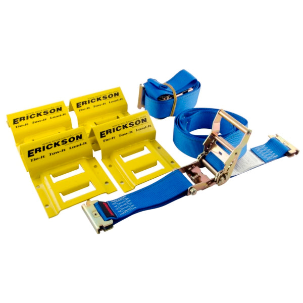 Erickson ATV Wheel Chock and Tie-Down Strap Kit (311660)