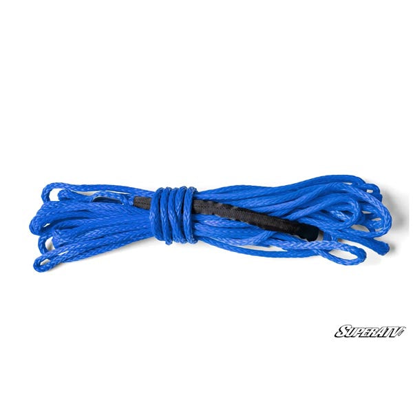 SuperATV Replacement Synthetic Winch Rope (WN-RP-6K-BLU)
