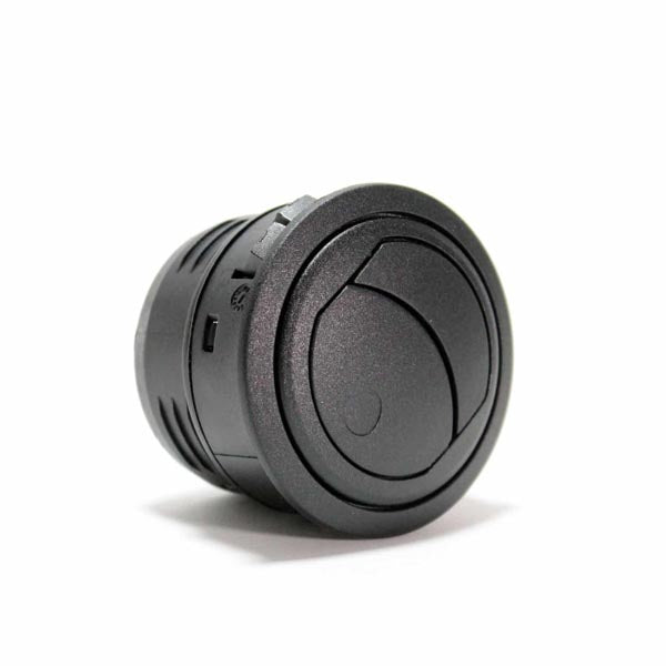 Inferno Cab Heaters Round 2.4" Adjustable Rotating Louver 2" Adapter (340.11.384)