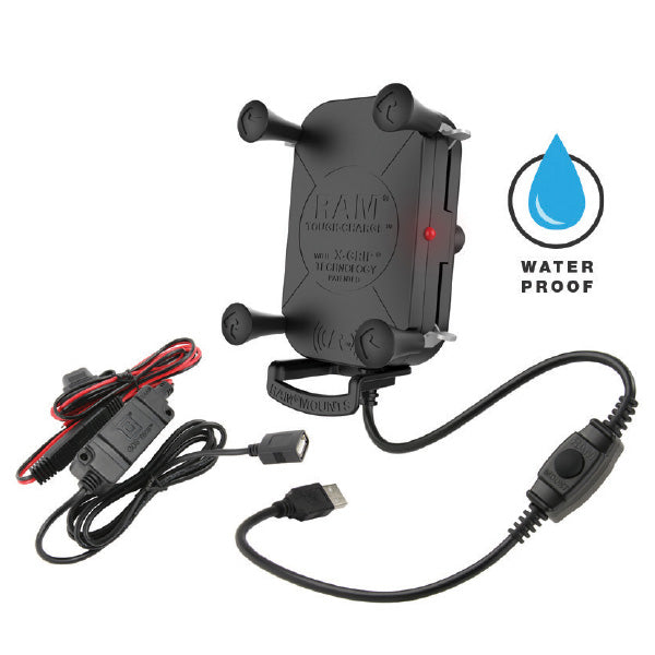 RAM MOUNTS X-GRIP SANS FIL TOUGH-CHARGE (RAM-HOL-UN12WB-V7M)