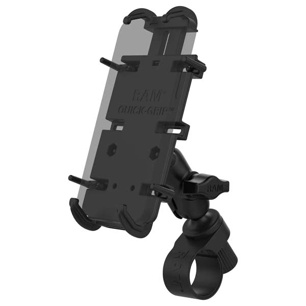 RAM Quick-Grip XL Phone Mount with RAM Tough-Strap Handlebar Base (RAP-B-460-A-PD4U)