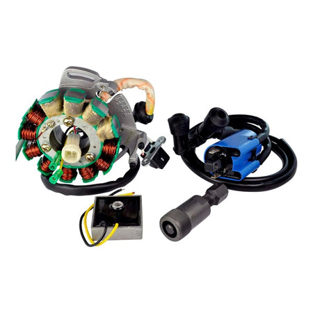 Kimpex HD Ensemble de stator 200W, régulateur de tension, bobine d'allumage et extracteur (345500)