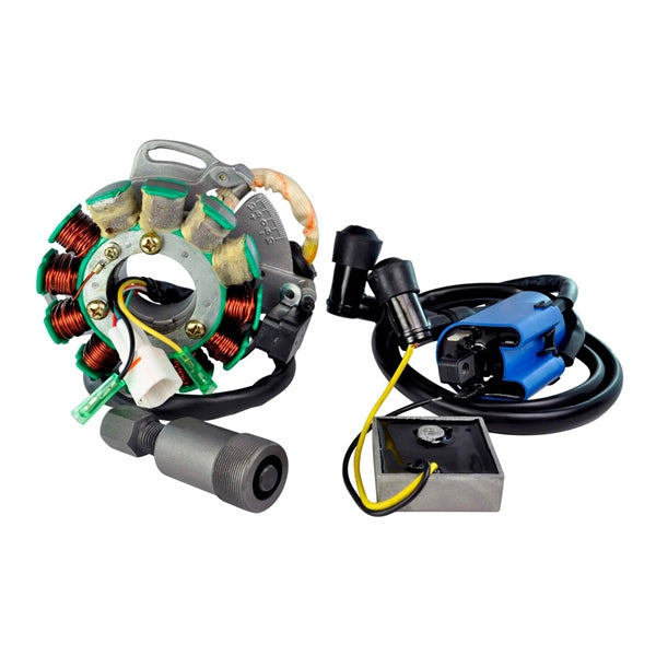 Kimpex HD Stator 200W, Regulator Rectifier, Ignition Coil and Flywheel Puller Kit (345501)
