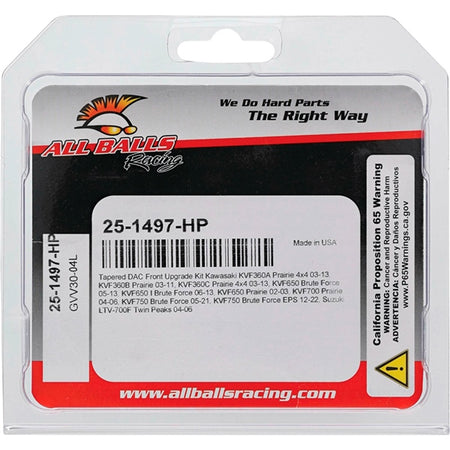 All Balls Tapered DAC Wheel Bearing (347528)