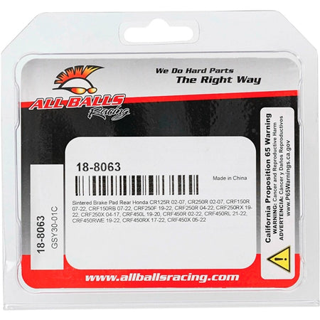 All Balls Brake Pad (350059)
