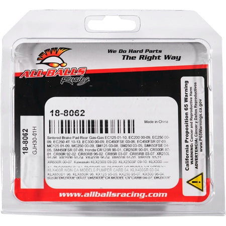 All Balls Brake Pad (350062)