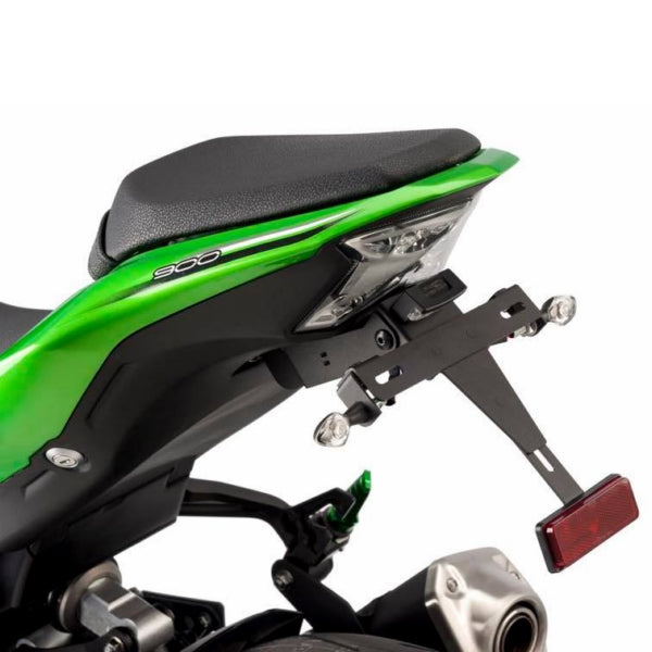 Puig License Plate Support with Reflector and Light (360100)