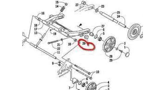 3604-427 RÉGLEUR. FILETAGE SUR RAIL