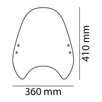 Puig Custom II Windshield (360941)