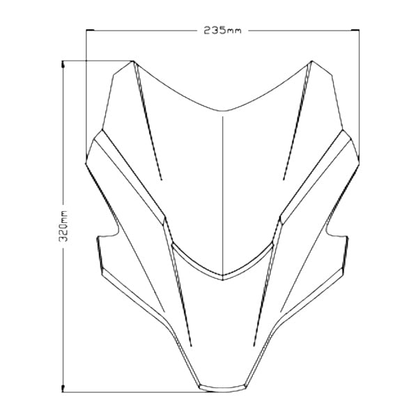 Puig New Generation Sport Windshield (361081)