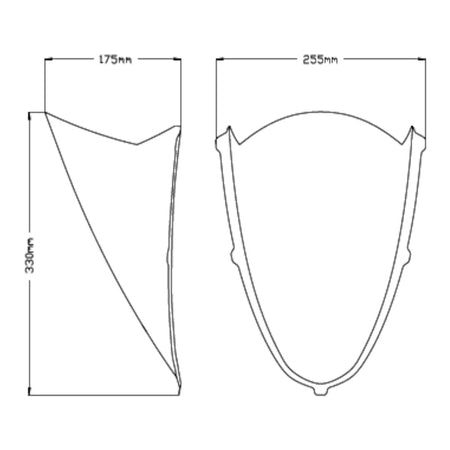 Puig R-Racer Windshield (361119)