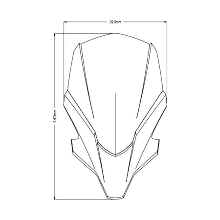 Puig New generation touring Windshield (361130)
