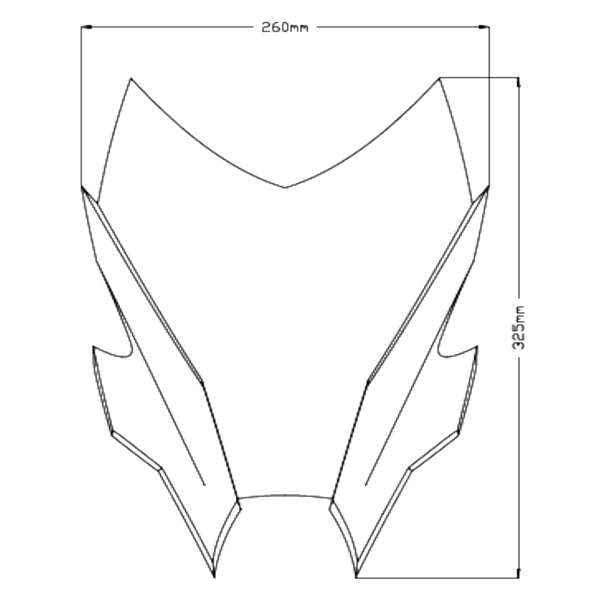 Puig New Generation Sport Windshield (361133)