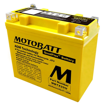 Motobatt Quadflex AGM Battery (365010)