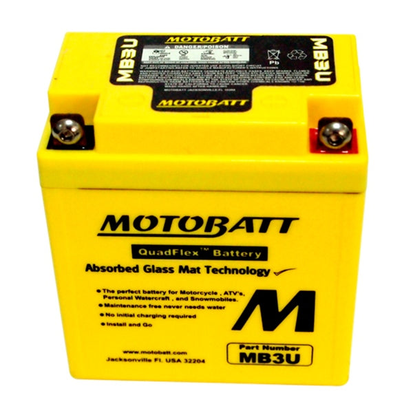 Motobatt Quadflex AGM Battery (365067)