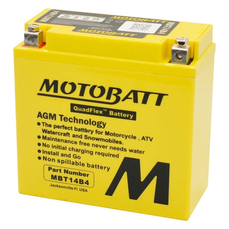 Motobatt Quadflex AGM Battery (365117)