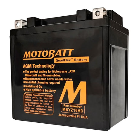 Motobatt Quadflex AGM Battery (365122)