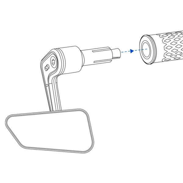 Oxford Products Horizon Bar End Mirror (368314)