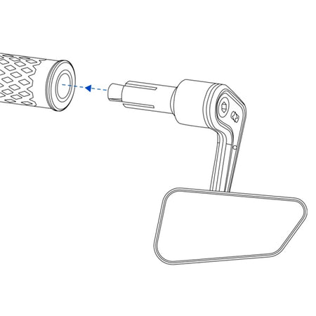 Oxford Products Horizon Bar End Mirror (368315)