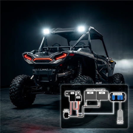 Straightline Ensemble de feux de recul SmartWire Premium - Avec lumière (384526)