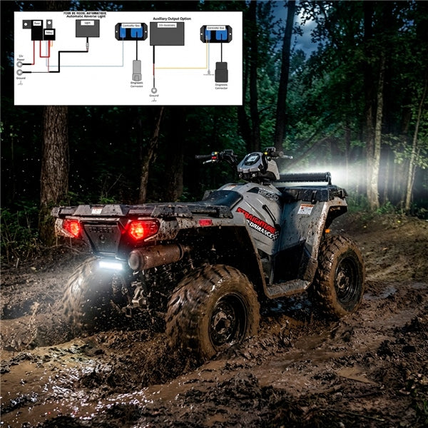 Straightline SmartWire Reverse Light Kit - Single Light (384529)