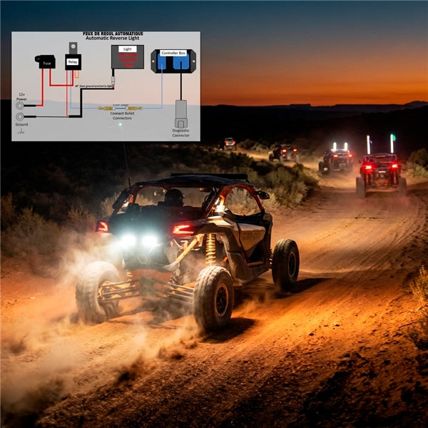 Straightline SmartWire Backup/Reverse Light Kit - Without Light (384534)