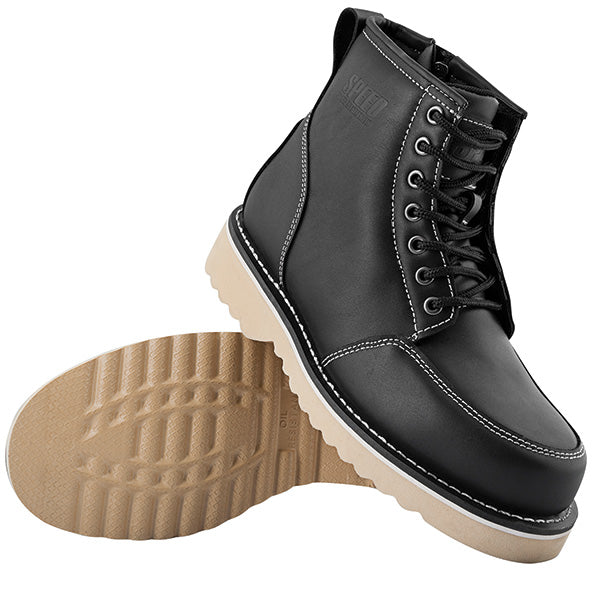 Bottes de moto en cuir pour hommes Speed ​​and Strength Overhaul