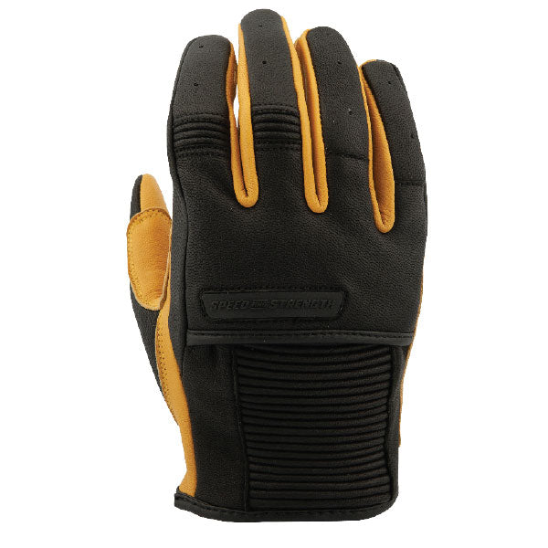 Gants de moto en cuir Speed ​​and Strength pour hommes