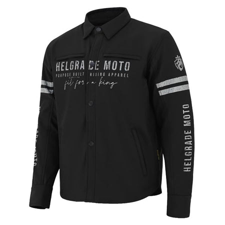 Helgrade Men's Hawke Stretch Poly Moto Shirt