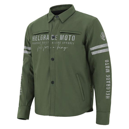 Helgrade Men's Hawke Stretch Poly Moto Shirt