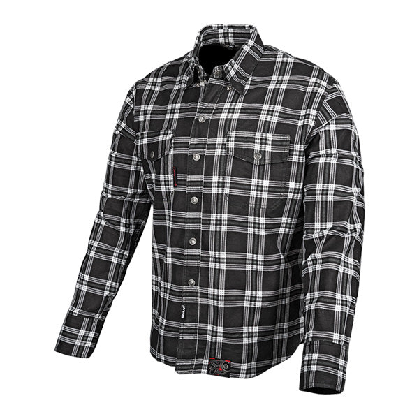 Chemise moto renforcée Speed ​​and Strength pour homme, modèle Nine Black