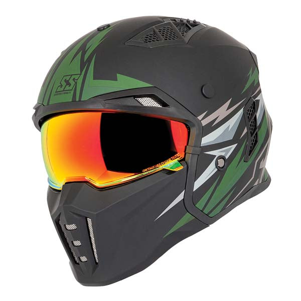 SPEED & STRENGTH SS2450 TRIAL BY FIRE STREETFIGHTER HELMET