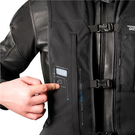 Helite Veste noire Turtle électronique