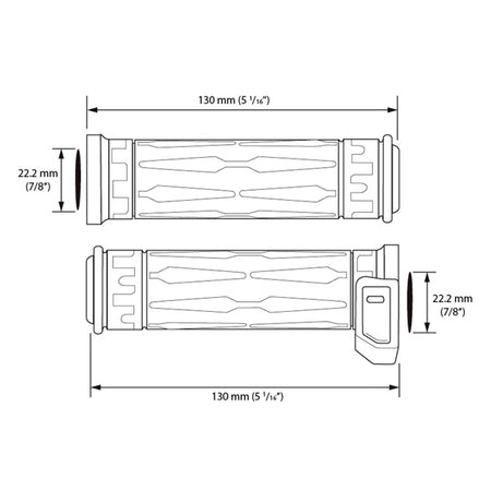 Koso Heated Grips Apollo 7/8" and 7/8" (405010)