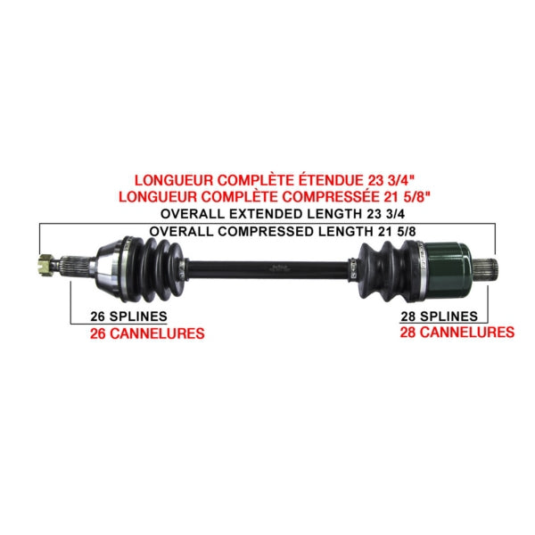 Kimpex Complete Axle (416123)