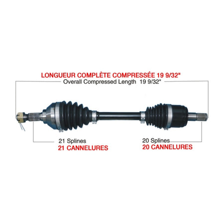 Kimpex HD Complete HD Axle (416497)