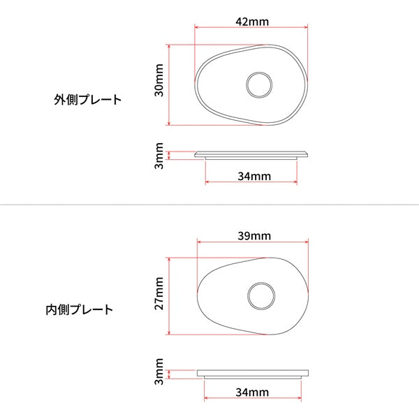 DRC/ZETA/UNIT Flasher Holder Plate (428854)