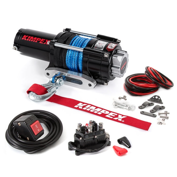 Kimpex 2500 lbs Winch IP 67 Kit with Synthetic Rope (458243)