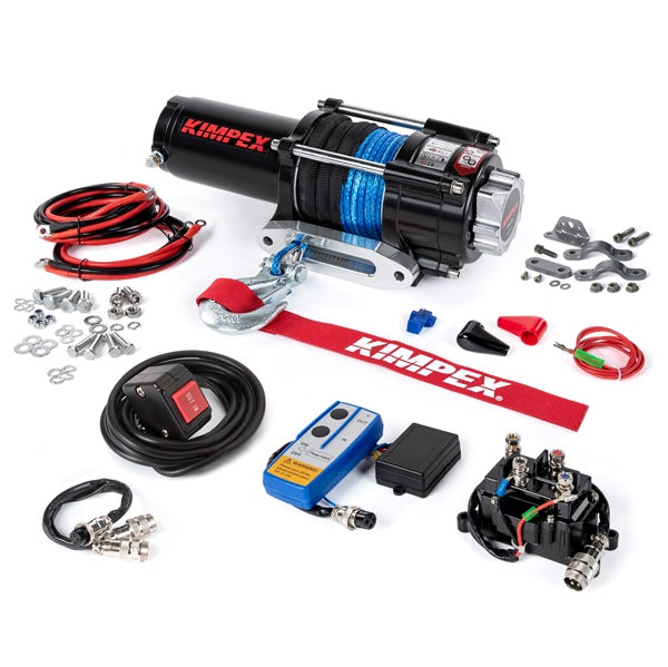 Kimpex 3500 lbs Winch IP 67 Kit, Distance Remote (458244)
