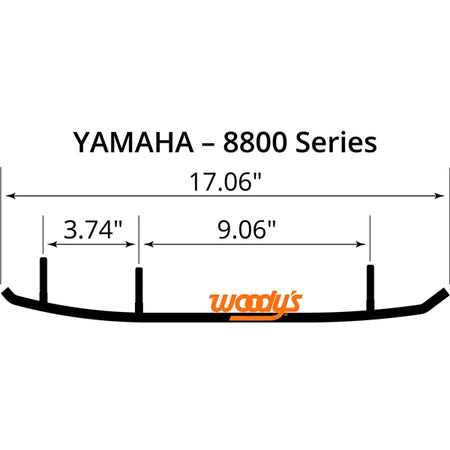 WOODYS Lisse au carbure Extender Trail III (463219)