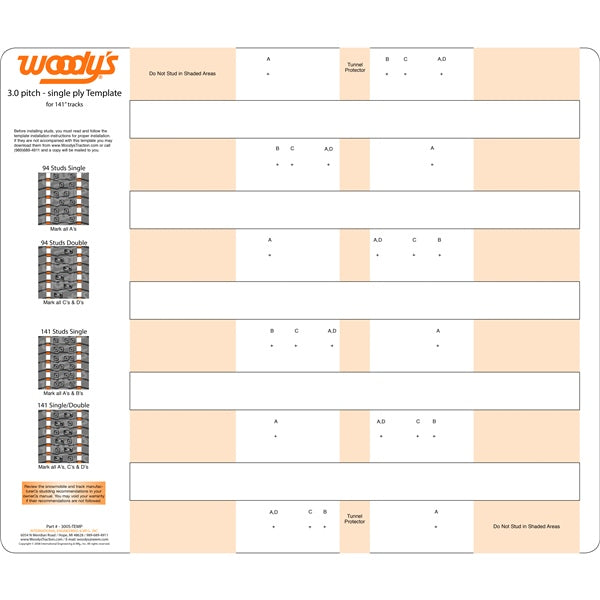 WOODYS 300S Template (463643)